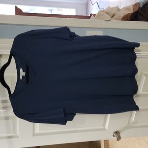 Calvin Klein, XL, v-neck shirt, navy